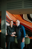 Stéphanie Jauquet and Cyril Molard at Specto. The owner of G.A.N.G. and the two-Michelin-starred chef have joined forces for a culinary venture. (Photo: Anna Katina)