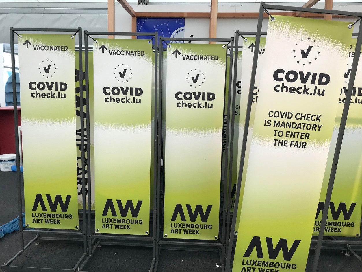 La foire se déroule sous le régime CovidCheck. (Photo: Paperjam.lu)