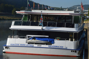 Ce bateau Princesse Marie-Astrid a été construit en 2010. Il est le cinquième à porter ce nom.  (Photo: Maëlle Hamma/Maison Moderne)