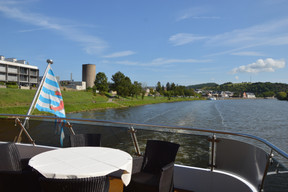 Le tirant d’eau du bateau est d’1,40m.  (Photo: Maëlle Hamma/Maison Moderne)