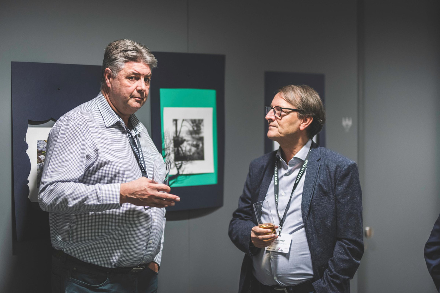 Eric Thilmant (Polygone) et Claude Lange (Victor Buck Services) (Photo: Arthur Ranzy)