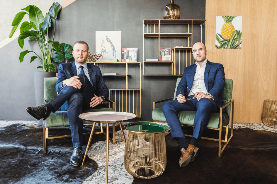 Jean-Nicolas Montrieux, Partner & Chief operating officer, et Tehdi Babigeon, Partner & Head of capital markets and business development, INOWAI (Photo: Julian Pierrot/Maison Moderne)