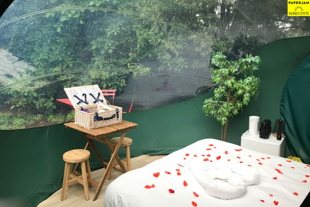 La version «romantique» des bulles de Bubbleplace.  (Photo: Bubbleplace)