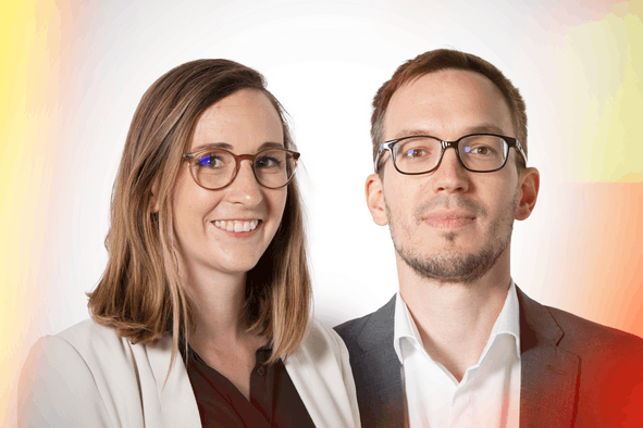 Anke Joubert, manager, & Nicolas Griedlich, partner at Deloitte (Photo: Maison Moderne)
