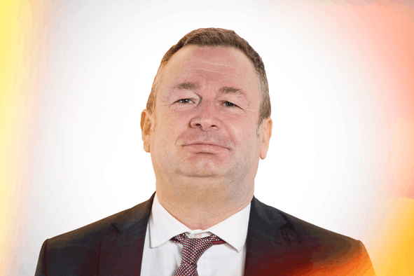 Jean-Brice Mallinger, executive director at NTT Data. (Illustration: Maison Moderne)