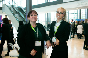 Kerstin Lindgren of RBC Investor & Treasury Services and Lucilla Lorenz of Value & Risk Valuation Services. Photo: Matic Zorman / Maison Moderne