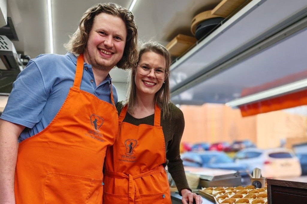 Laurent-Nicolas et Anne-Catherine Marin, duo frère-sœur, fondateurs de De Belsch Traiteur (Photo: Steve Braff, Luxfly)