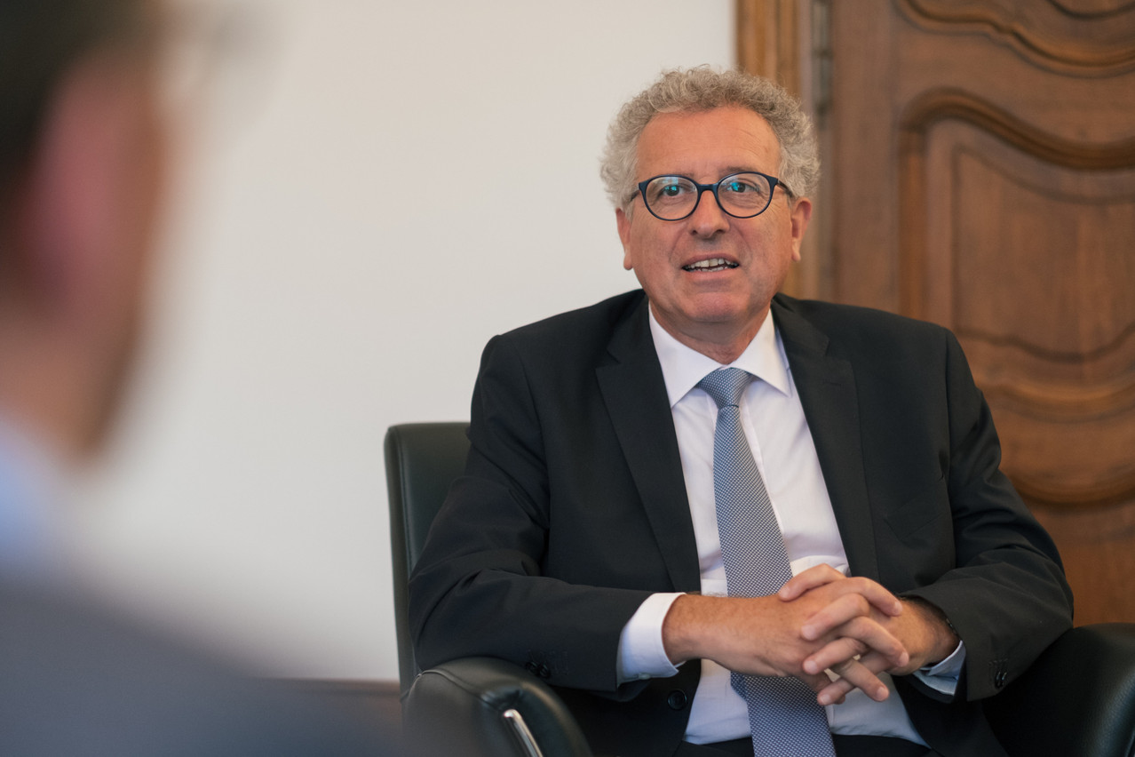 Former finance minister Pierre Gramegna (DP) has not yet revealed his post-politics plans, but won’t be able to use insider information for two years under the current ethics code Library photo: SG9LU