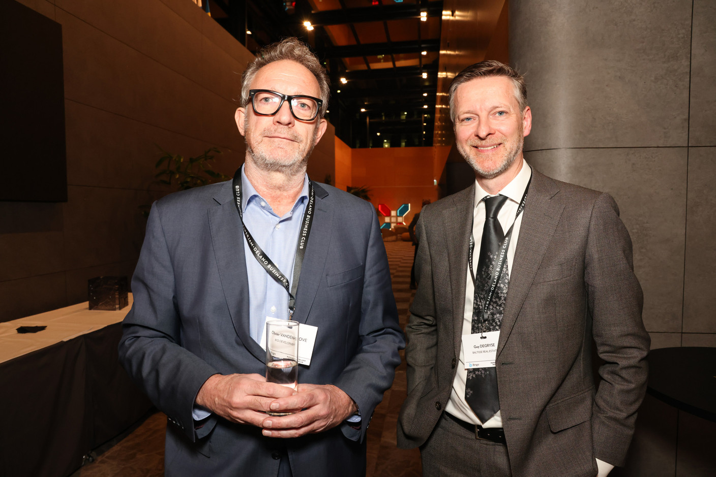 Olivier Vandenhove (IKO Development) et Guy Degryse (Baltisse Real Estate). (Photo: Marie Russillo/Maison Moderne)