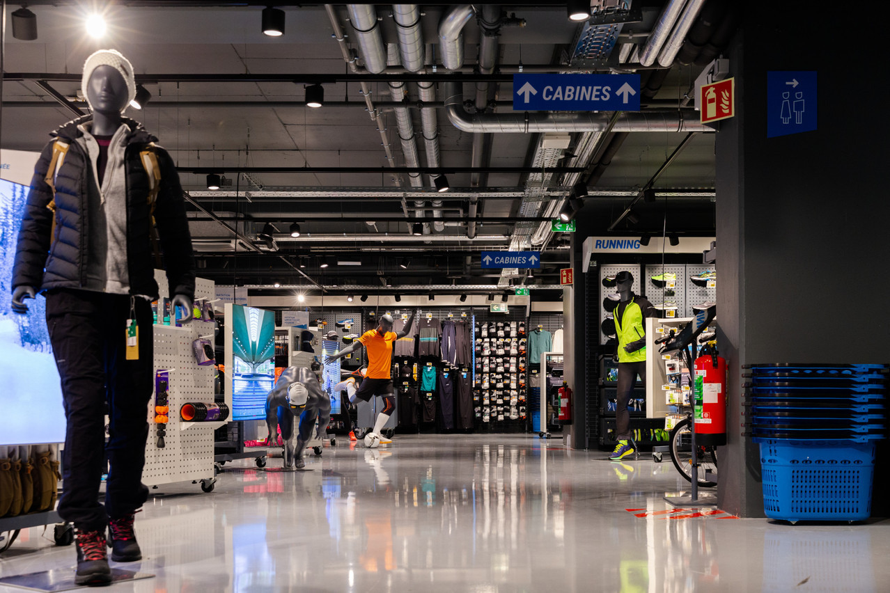 Decathlon opened its first shop in Luxembourg in February 2021, near Place Hamilius in Luxembourg City. Library photo: Romain Gamba