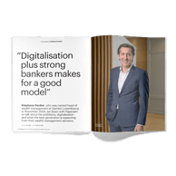 Interview with Stéphane Pardini, head of wealth management at Quintet Luxembourg. Photo: Nader Ghavami