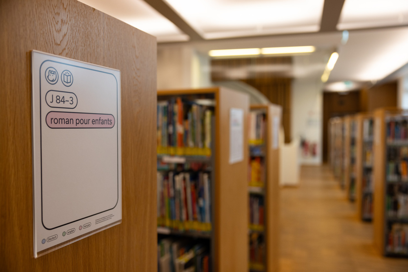 La Lëtzebuerg City Bibliothèque est située au 3, rue Genistre dans la Ville Haute à Luxembourg. (Photo: Eva Krins/Maison Moderne)