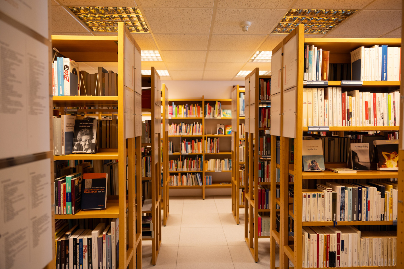 La bibliothèque du CID Fraen an Gender (14, rue Beck, dans la Ville Haute) propose des ouvrages sur le féminisme et le genre. (Photo: Eva Krins/Maison Moderne)