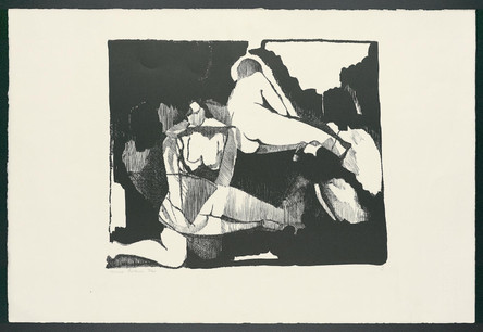 L’œuvre «Femmes assises 3» (1972), de Carine Kraus, est à découvrir dans l’exposition «Figure in Print». (Photo: Marcel Strainchamps)