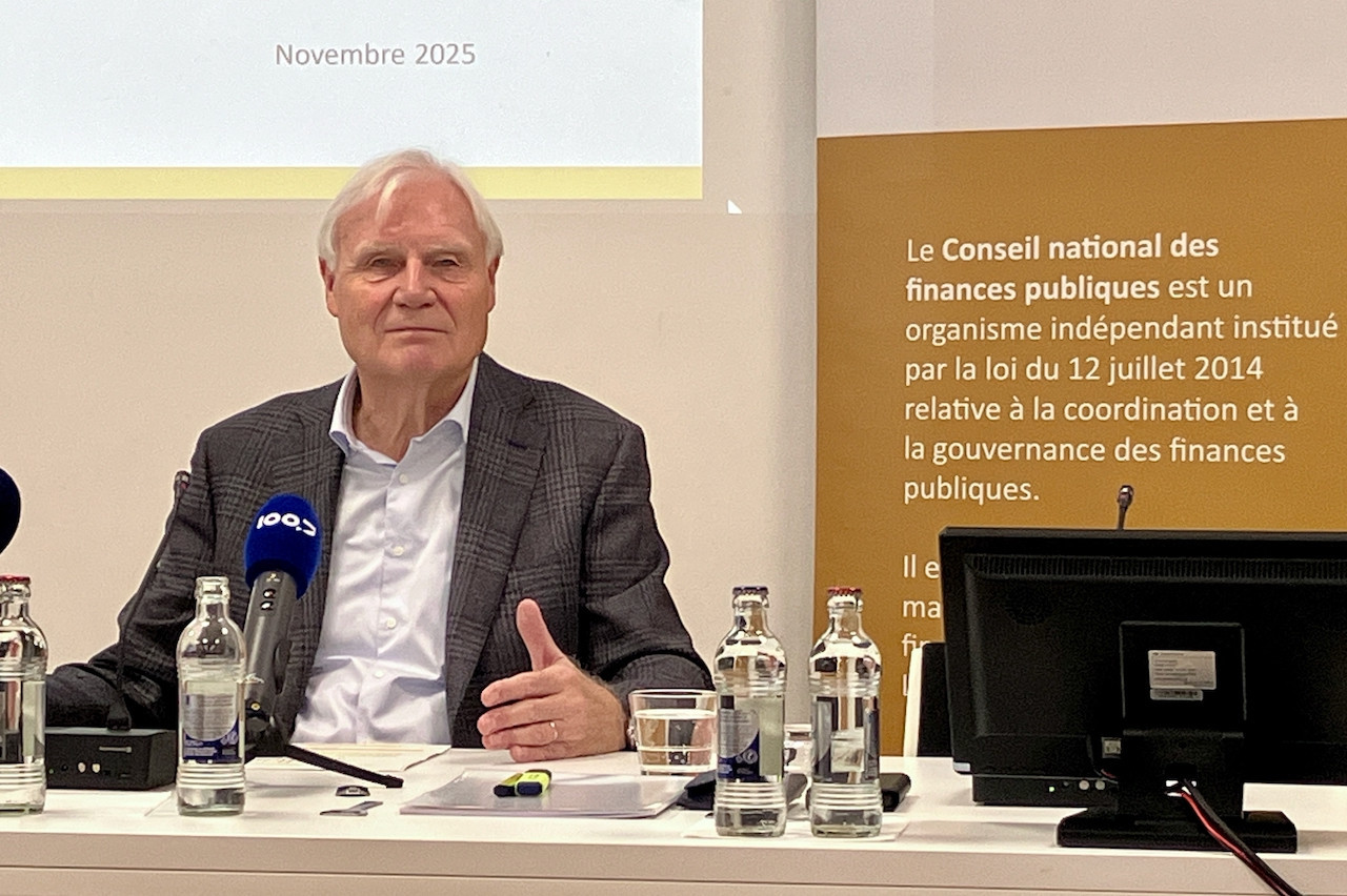 Romain Bausch is concerned about a budget trajectory that suggests a deterioration in public finances in the medium term. (Photo: Marc Fassone/Paperjam)
