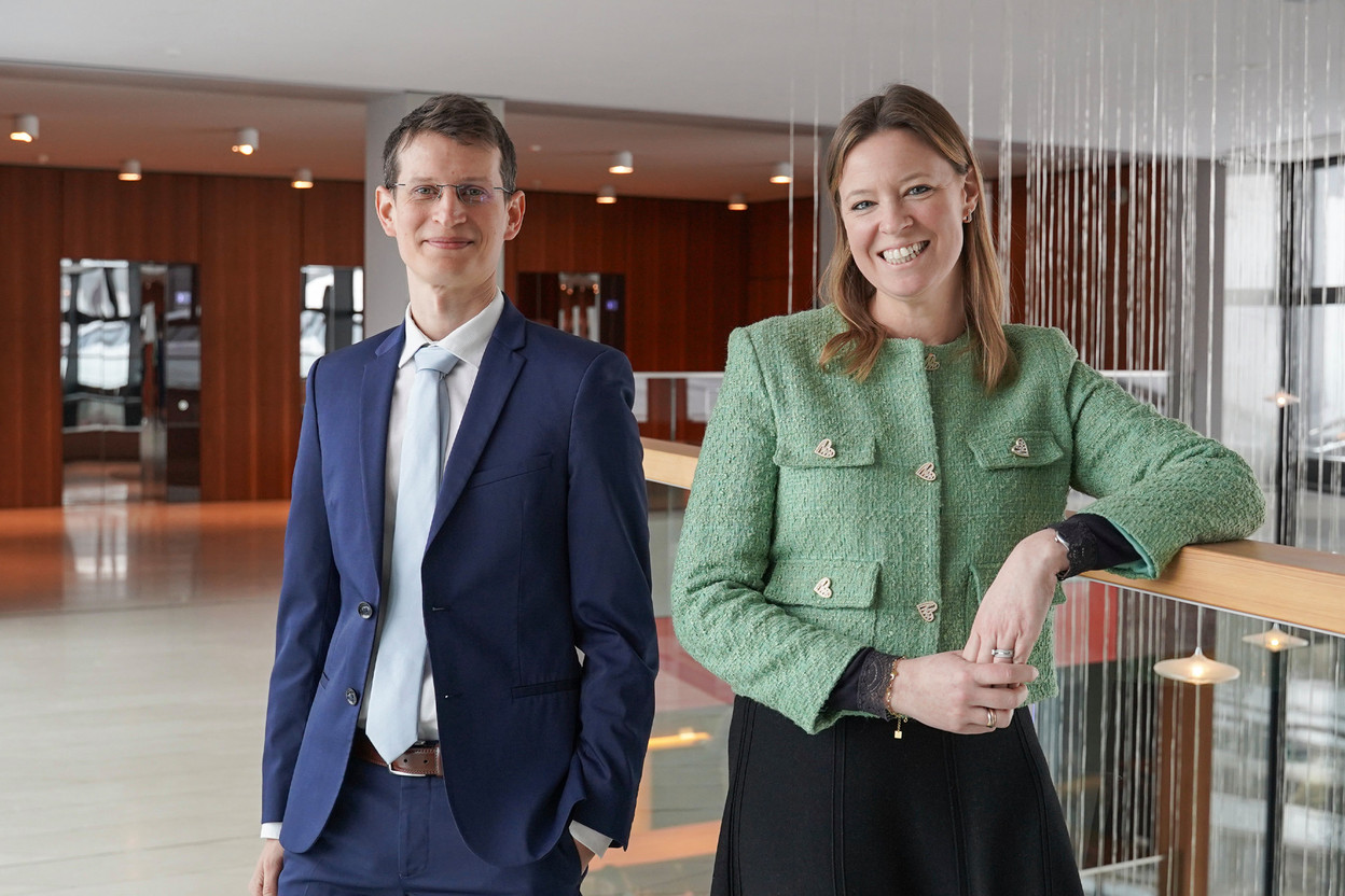 Marie Sophie Hélier, Tax Partner, Banking and Insurance Tax Sector Leader at EY Luxembourg et Francois Messner, Senior Manager, Banking and Insurance Tax Sector, EY Luxembourg Credit: EY Luxembourg