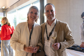 Anne Harles (Alavita) et Guy Benzeno (Center Stage). (Photo: Eva Krins/Maison Moderne)