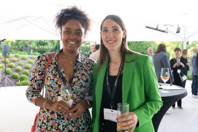 Laura Dieudonné (Be Human) et Ama Annika Grobecker (Emotional Inspiration). (Photo: Eva Krins/Maison Moderne)
