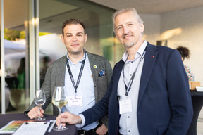 Guy Hammon (Claroot) et Laurent Majerus (Home-In). (Photo: Eva Krins/Maison Moderne)