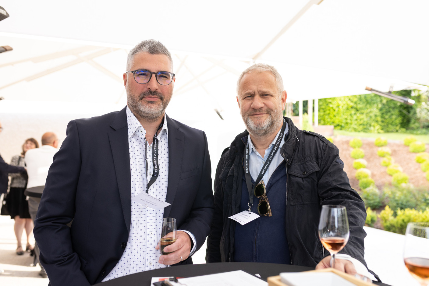 Joachim Bourcy (HYP Architects) et Laurent Kratz (Neofacto Luxembourg). (Photo: Eva Krins/Maison Moderne)