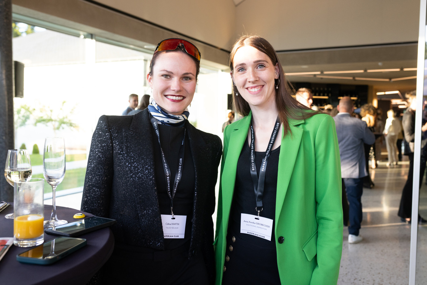 Céline Martin (Talogy Belgium) et Ama Annika Grobecker (Emotional Inspiration). (Photo: Eva Krins/Maison Moderne)