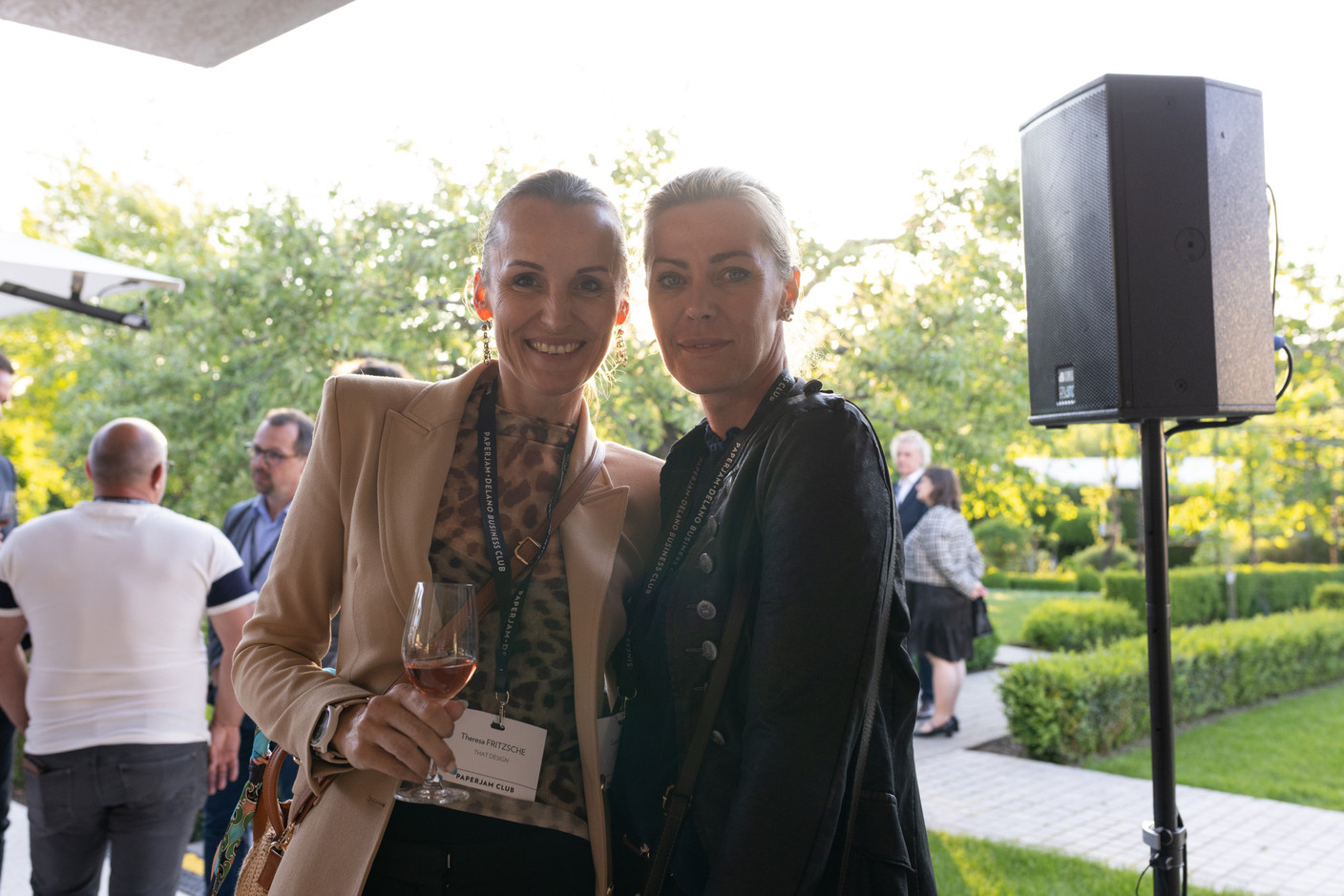 Theresa Fritzsche (That Design) et Gosia Kramer (The Office). (Photo: Eva Krins/Maison Moderne)