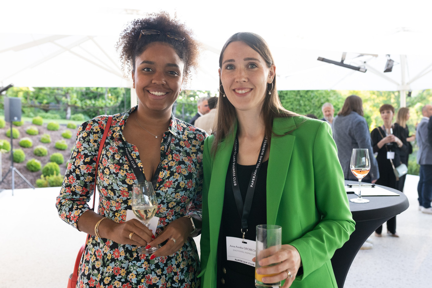 Laura Dieudonné (Be Human) et Ama Annika Grobecker (Emotional Inspiration). (Photo: Eva Krins/Maison Moderne)