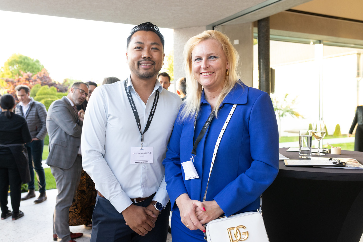 Dina Randriharivelo (Remax) et Elena Beiner (Century21). (Photo: Eva Krins/Maison Moderne)