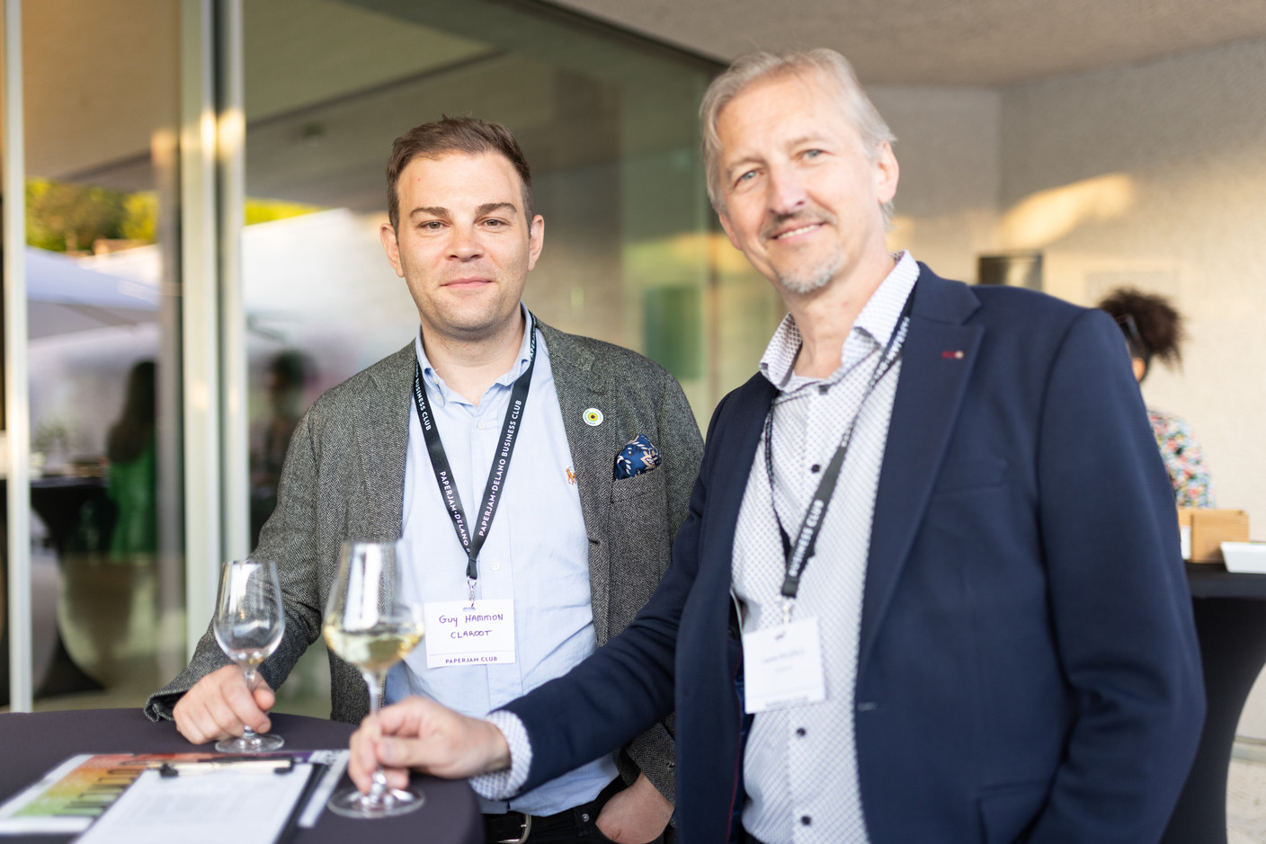 Guy Hammon (Claroot) et Laurent Majerus (Home-In). (Photo: Eva Krins/Maison Moderne)