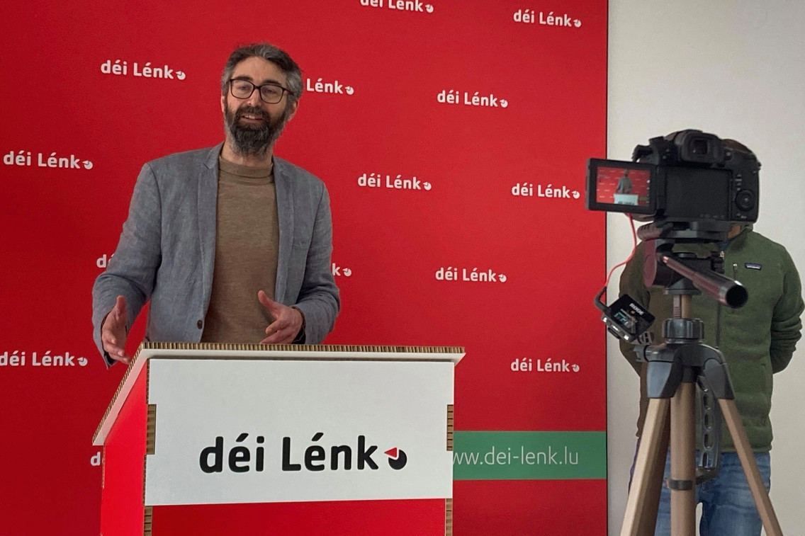 “The housing policy practiced in recent years has been an abject failure. It is time for a radical change of approach,” said Gary Diderich, spokesman for déi Lénk. Photo: Maison Moderne