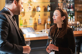 Amine Tounsi (Avantage Reply) et Anouk Ruiz (Maltem Luxembourg) ((Photo: Jan Hanrion/ Maison Moderne))