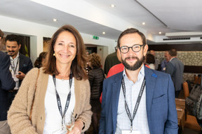 Nathalie Close (Nexum Luxembourg) et Nicolas Genon (Kone Luxembourg) (Photo: Marie Russillo/Maison Moderne)