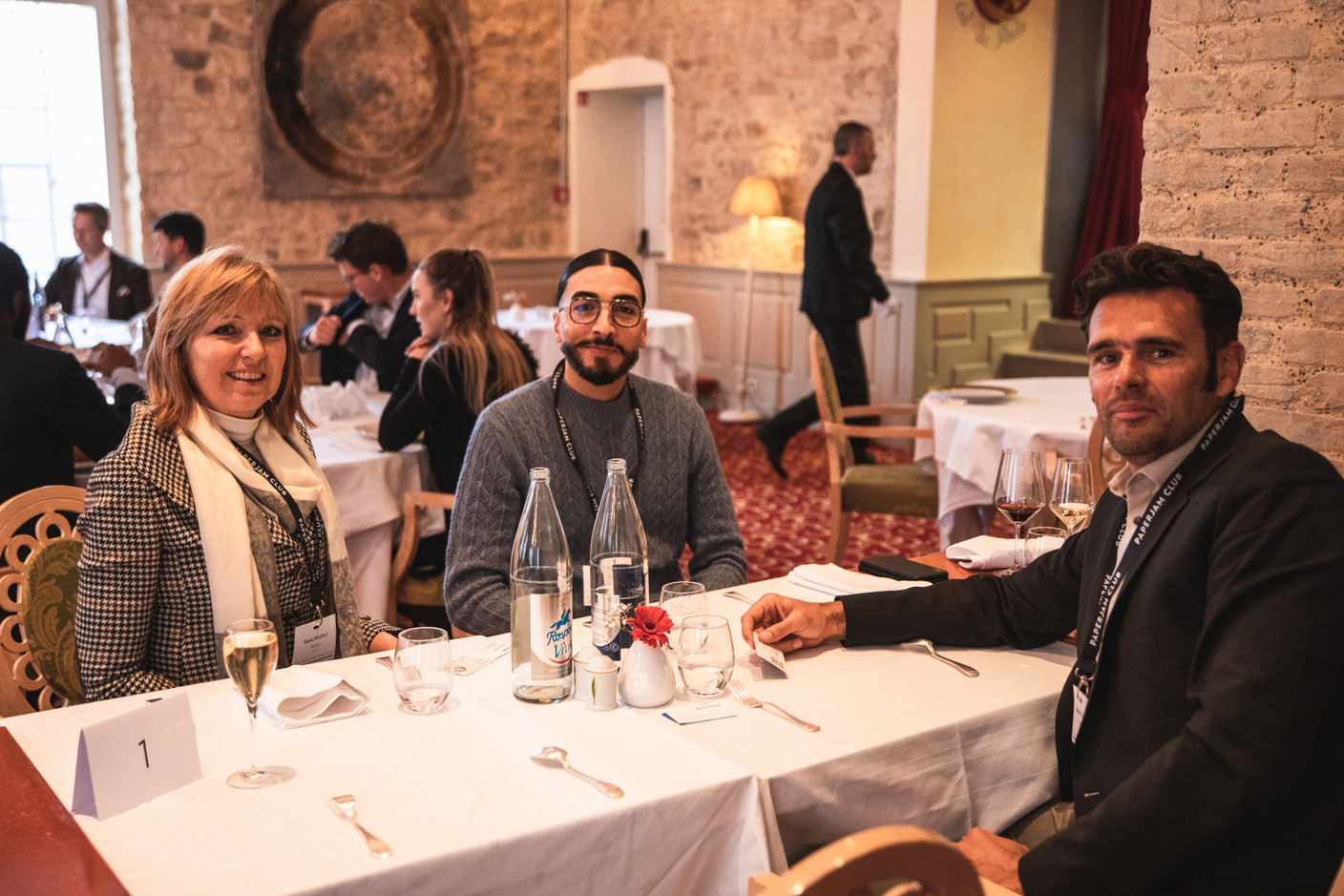 Klaudia Majerus (Home-In), Houssine Yousfi (Mixvoip) et Benjamin De Seille (Bizlab). (Photo: Eva Krins / Maison Moderne)