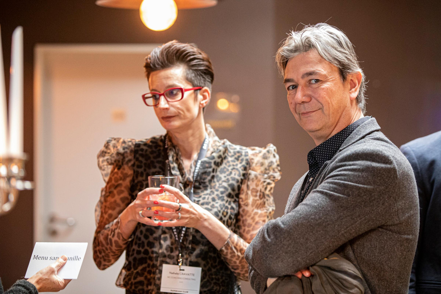 Nathalie Cravatte (Nc coaching consulting) et Fred Pilet (EGB Interior Design) (Photo: Jan Hanrion / Maison Moderne)
