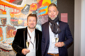 Eric Peiffer (CPO - Chapier Office) et Sébastien Lombre (Digivibe) ((Photo: Jan Hanrion/Maison Moderne))