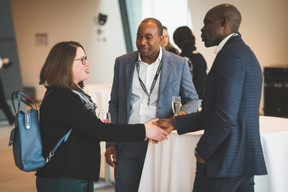 Ruth Sillars (Pictet), Manuel Kumapley (HDIC Consulting), Freddy Djanabia (JES'tudio Luxembourg) ((Photo: Arthur Ranzy))