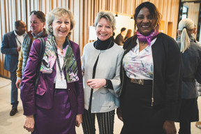 Eliane Fuchs (Femmes Leaders Luxembourg), Nicole Dochen-Waltregny (Banque du Luxembourg) et Nicole Avez-Nana (AB-Lux) ((Photo: Arthur Ranzy))
