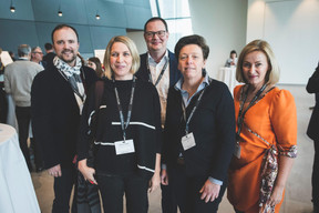 Patricia Streber (XXA Architecture), Jérôme Wiwinus (Lalux Assurances), Gaetane Meilleur (AIBM) et Odette Tonaer (Yoake) ((Photo: Arthur Ranzy))