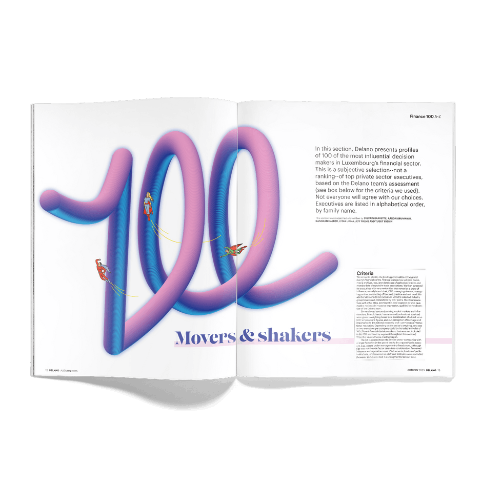 Delano’s Autumn 2023 magazine, available on newsstands across the grand duchy starting on Friday 22 September. Photo: Maison Moderne
