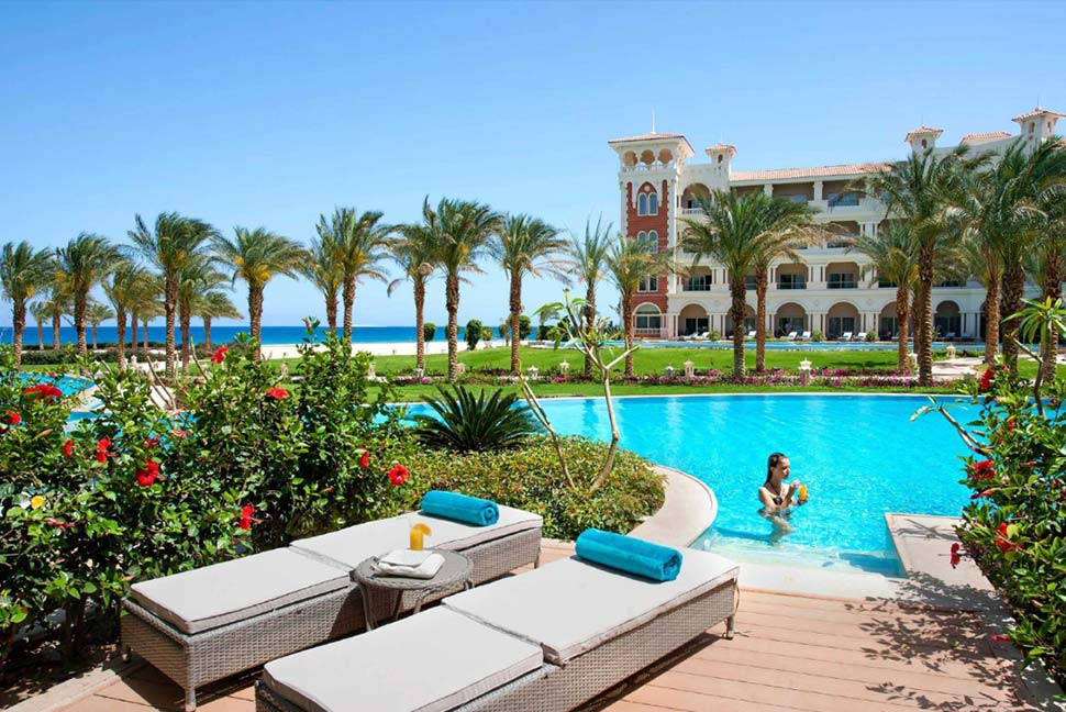 The grand prize in the “best dressed awards” at Delano’s 12th birthday bash is a 7-day stay at the Baron Palace Sahl Hasheesh luxury resort in Egypt, provided by Luxair. Photo: Baronhotels.com