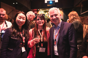 Ruth Lau (HSBC Private Bank), Karla Gutierrez (Cielo Team) et Pascal Wiscour-Conter (Apollo Strategists) (Photo: Eva Krins/Maison Moderne)