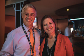 Johan De Breucker et Barbara Da Roca (ING). (Photos : Eva Krins/Maison Moderne)