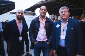 Simon Joly and Christopher Georgeson of Docify, and Petr Lacina of Citi. Photo: Eva Krins/Maison Moderne