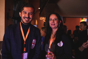 Saad Reffali of Orange Luxembourg and Marie-Laure Ledrich of Consul LED. Photo: Eva Krins/Maison Moderne
