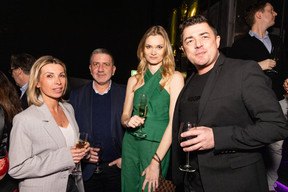 Stéphanie Rehaczek (Privilèges d’Entreprises), Thierry Labro (Paperjam), Alina Golovkova ( Alina Golovkova Public Relations Agency ) et Guy Wolff (Paperjam). (Photo: Marie Russillo et Eva Krins/Maison Moderne)