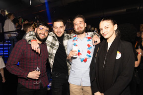 Marwin Menebhi (Caceis), Thomas Watrin, Jeffrey Rondeau et Elena Loeltz. (Photo: Marie Russillo et Eva Krins/Maison Moderne)