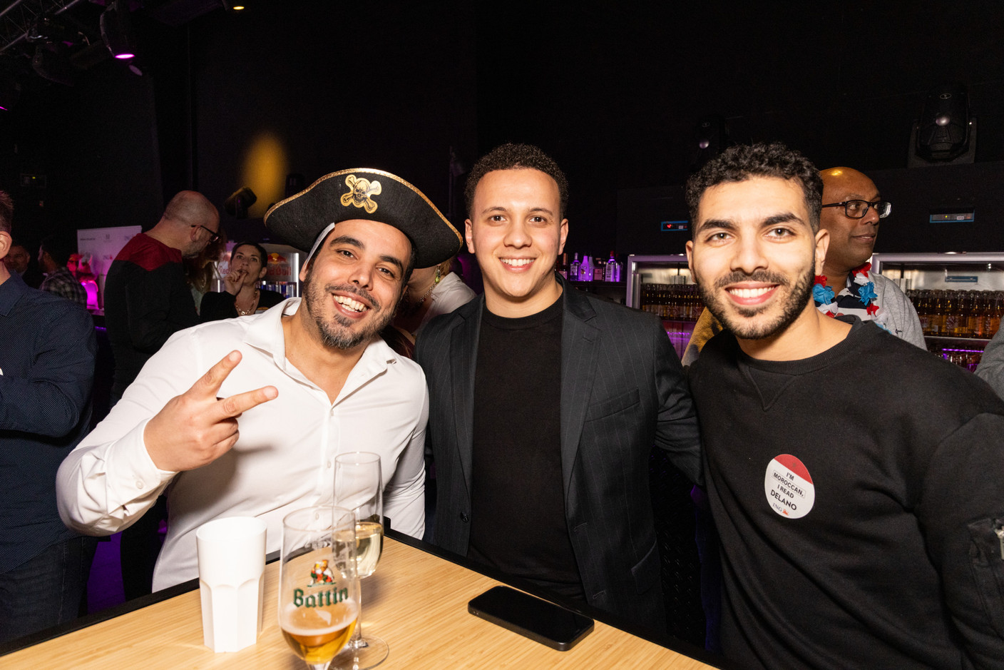 Aissa Abeid (Maison Moderne), Ryane Charchour et Adam Goura (Paperjam+Delano Business Club). (Photo: Marie Russillo et Eva Krins/Maison Moderne)