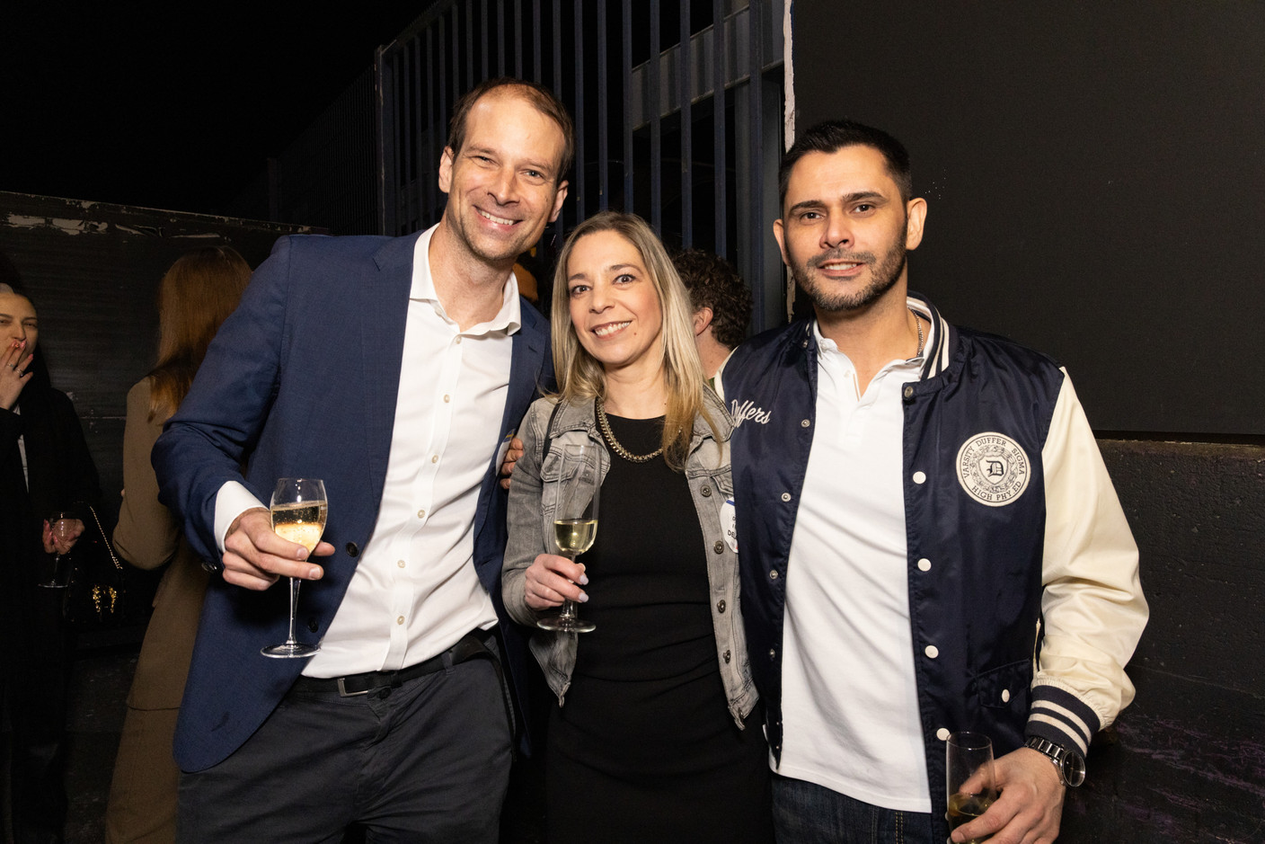Geraldine Valentijn (EFA) et Ray Zubairi (Paperjam+Delano Business Club). (Photo: Marie Russillo et Eva Krins/Maison Moderne)