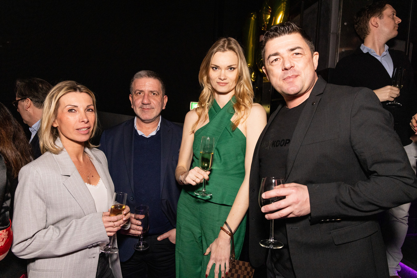 Stéphanie Rehaczek (Privilèges d’Entreprises), Thierry Labro (Paperjam), Alina Golovkova ( Alina Golovkova Public Relations Agency ) et Guy Wolff (Paperjam). (Photo: Marie Russillo et Eva Krins/Maison Moderne)
