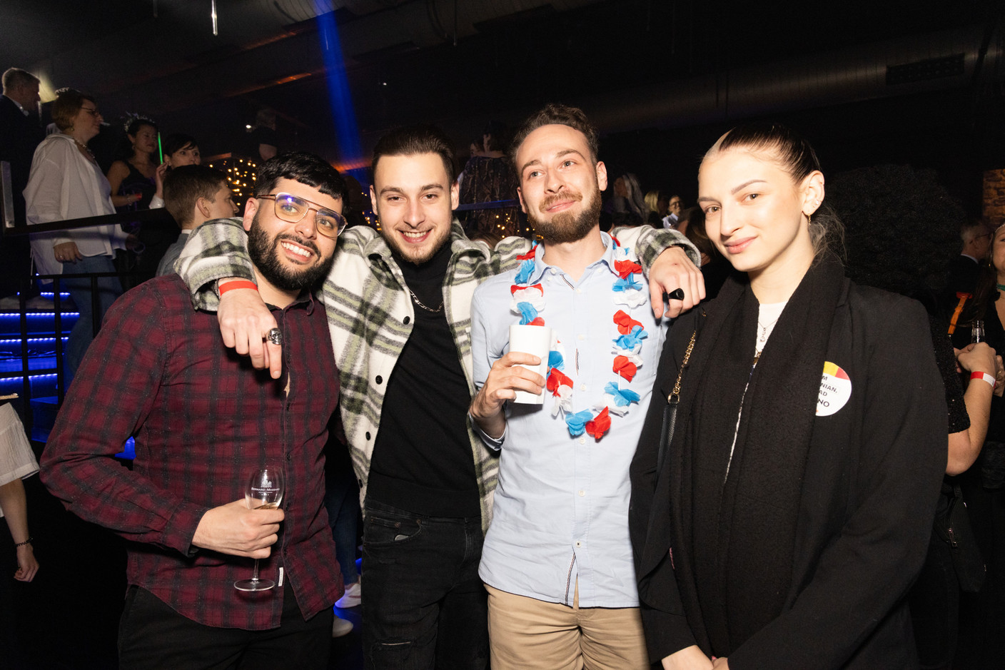 Marwin Menebhi (Caceis), Thomas Watrin, Jeffrey Rondeau et Elena Loeltz. (Photo: Marie Russillo et Eva Krins/Maison Moderne)